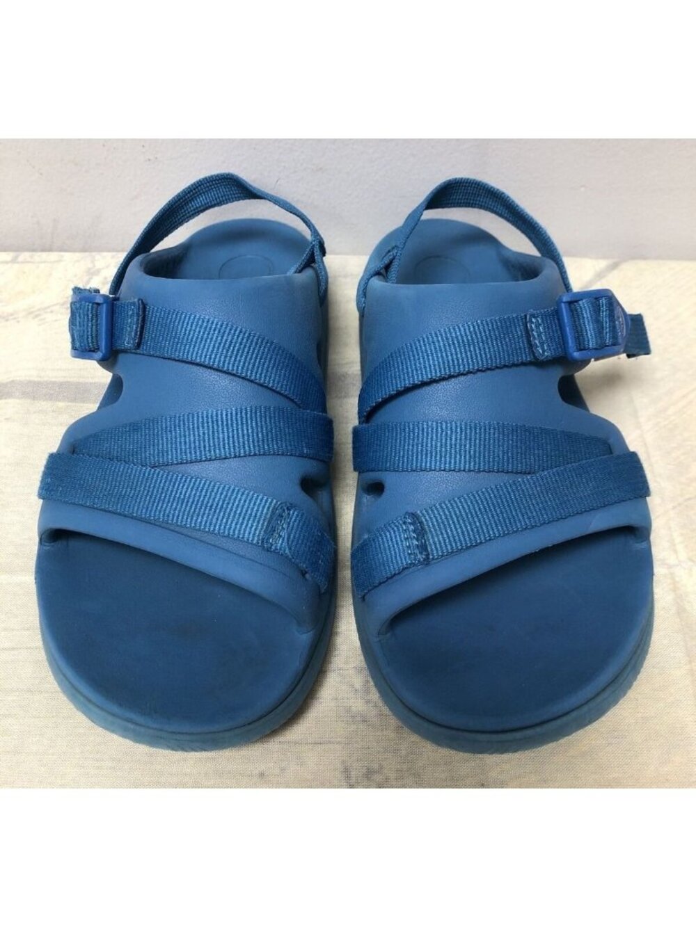 Chaco Youth Unisex Boys Girls 5 Chillos Sport Blue Slide Sandals Beach